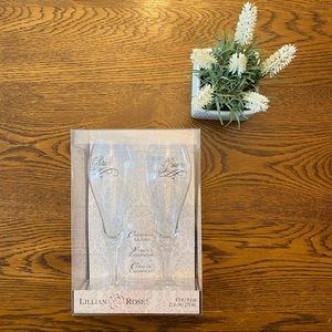2/$15 or 3/$20- Bride & Groom champagne flutes